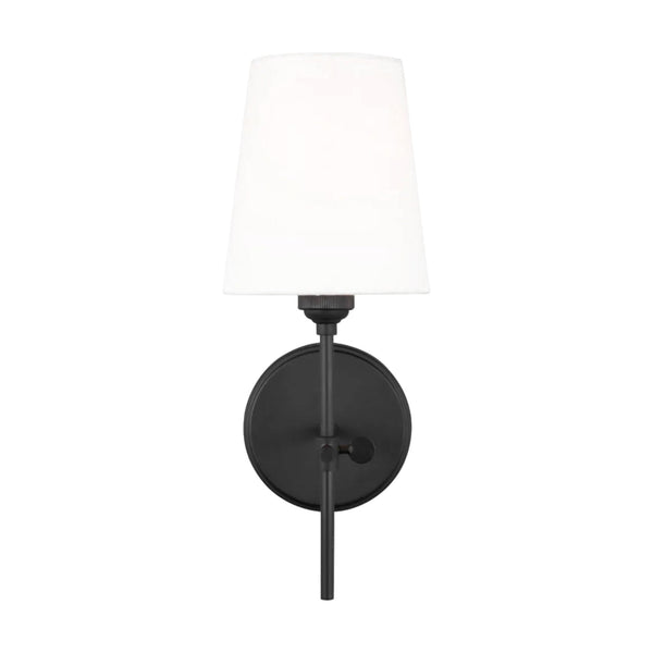 Baker Single Wall Bracket by Visual Comfort in Midnight Black