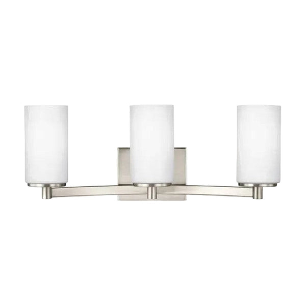 Hettinger 3 Light Wall Bracket by Visual Comfort in Brushed Nickel