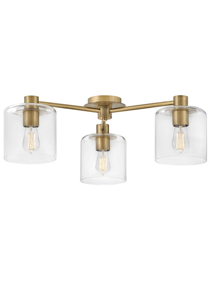 Axel 3 Light Large Semi-Flush Ceiling Mount by Hinkley Lighting