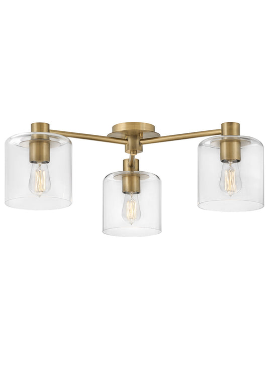 Axel 3 Light Large Semi-Flush Ceiling Mount by Hinkley Lighting