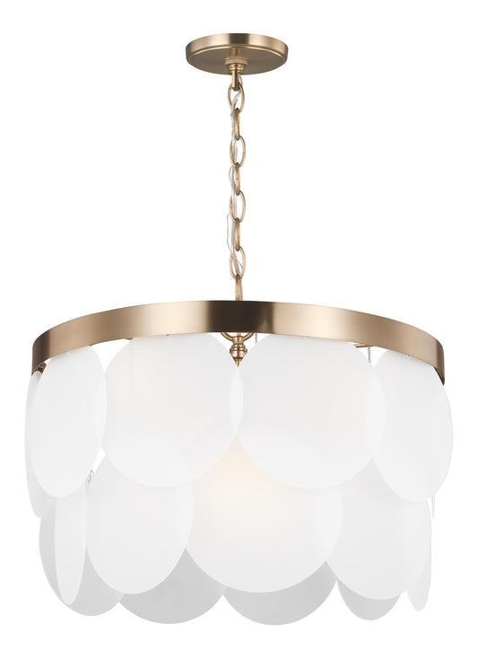 Mellita Medium 6 Light Chandelier by Visual Comfort Generation