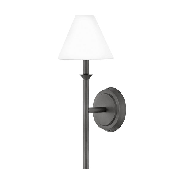 Greta Linear Wall Sconce by Hinkley in Blackened Brass
