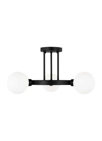 Clybourn 3 Light Semi-Flush Ceiling Mount by Visual Comfort Studio