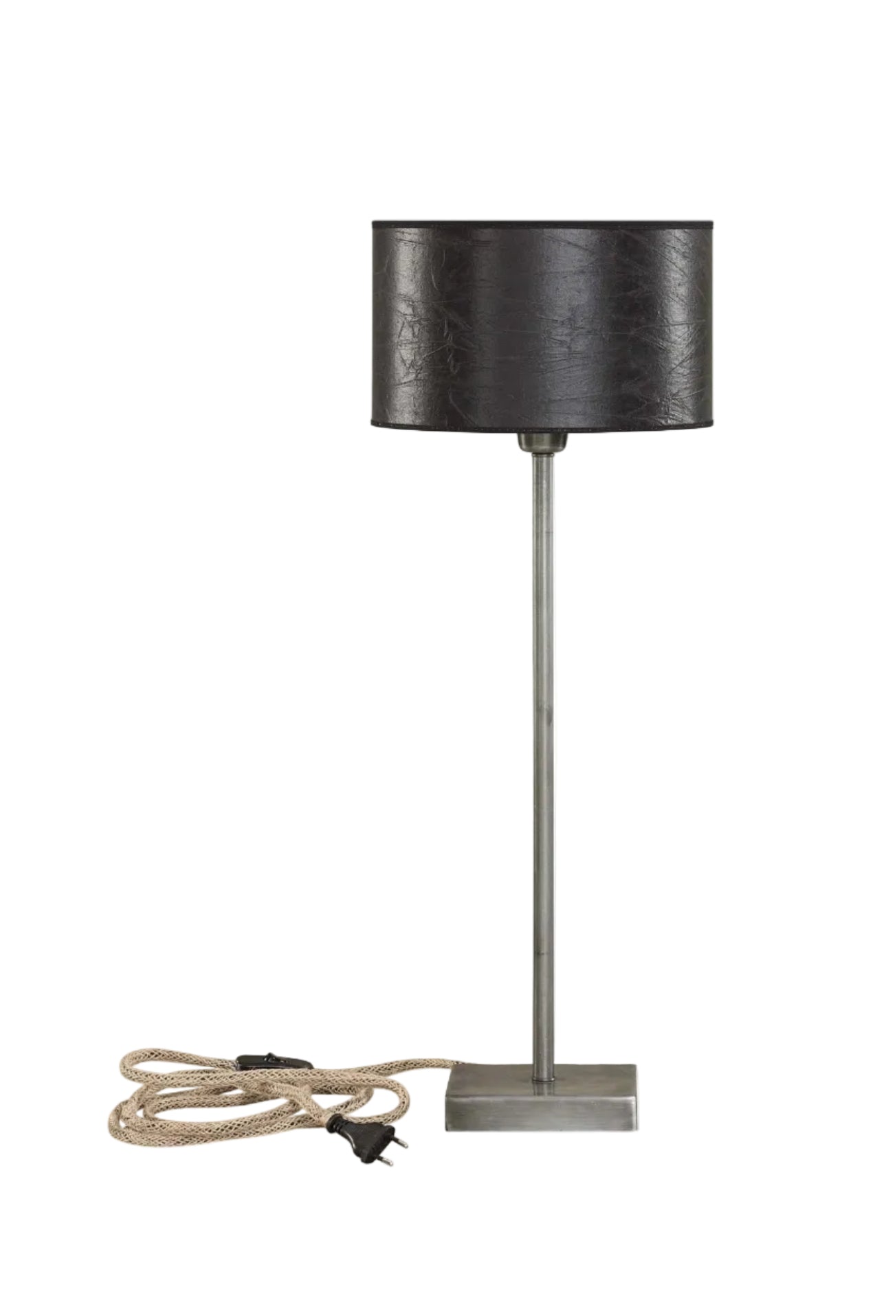Pewter Low Table Lamp Base