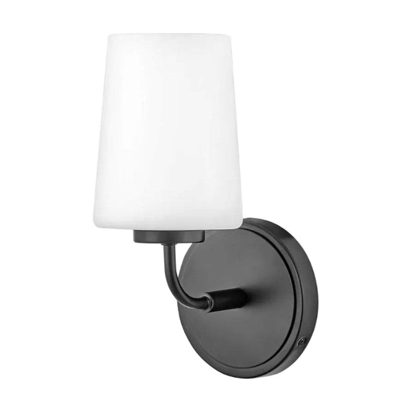 Kline Single Wall Sconce by Lark in Black