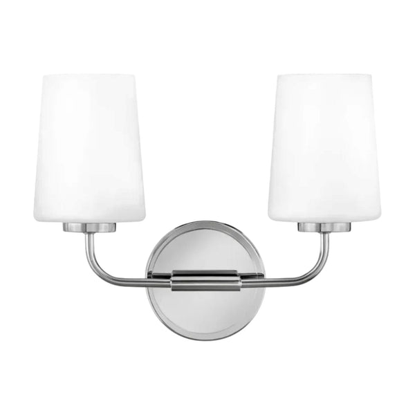 Kline 2 Light Wall Sconce by Lark in Chrome