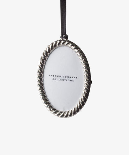 Oval Rope Design Hanging Photo Frame