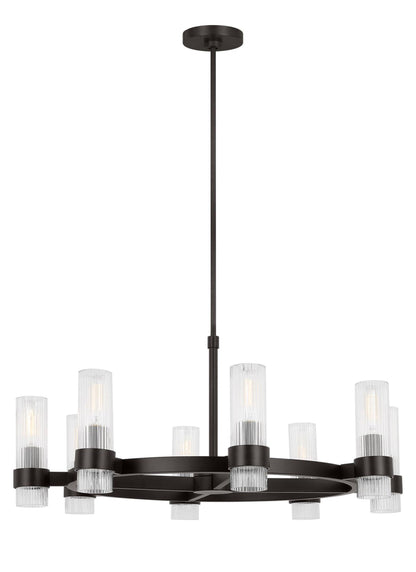 Geneva 8 Light Chandelier by Visual Comfort Studio