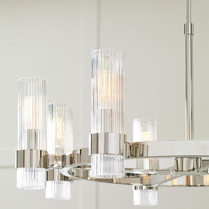 Geneva 8 Light Chandelier by Visual Comfort Studio