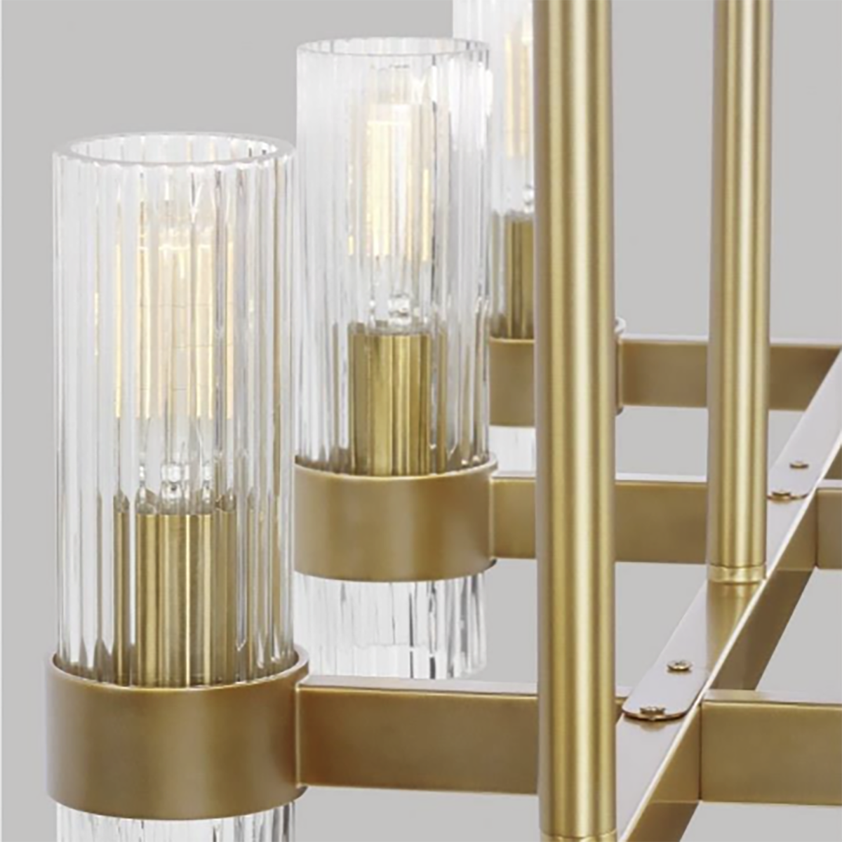 Geneva 10 Light Linear Chandelier by Visual Comfort Studio