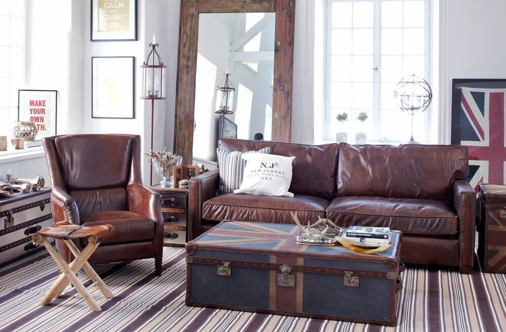 Halo Chelsea Armchair &#8211; Vintage Cigar