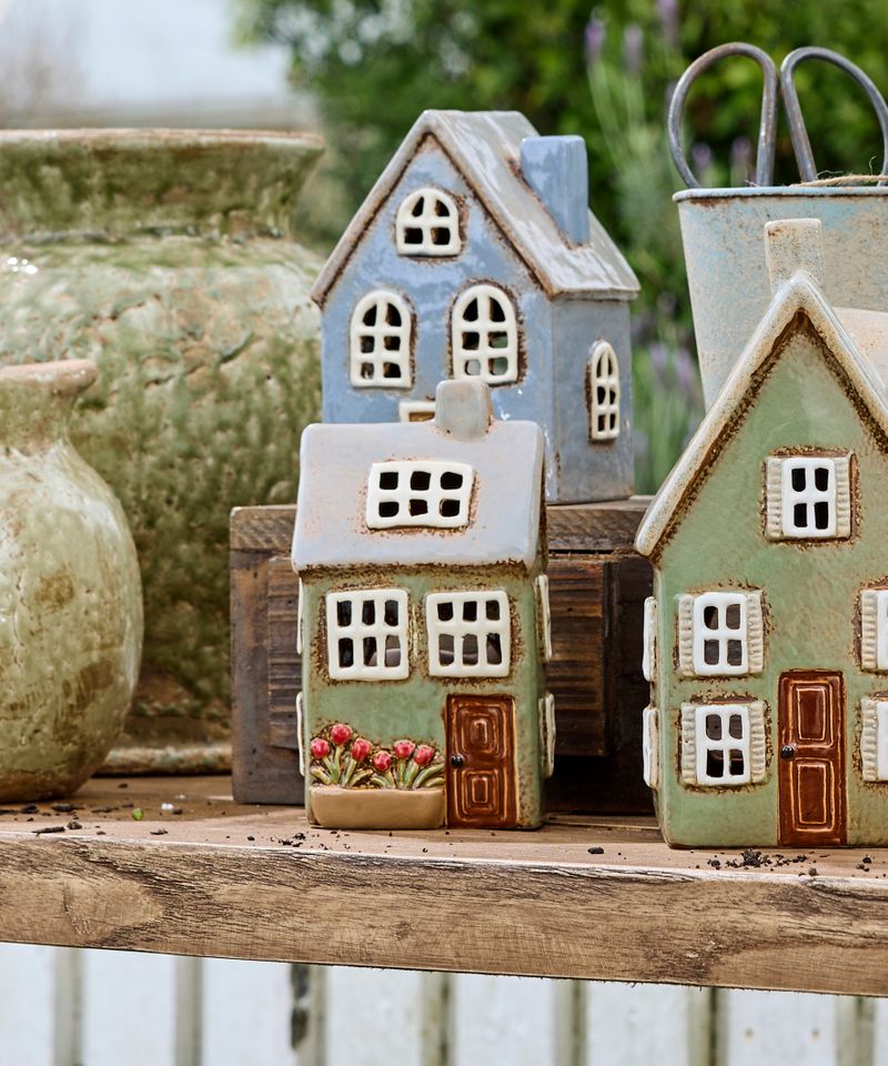 Devon Petite Tea Light Cottage Sage
