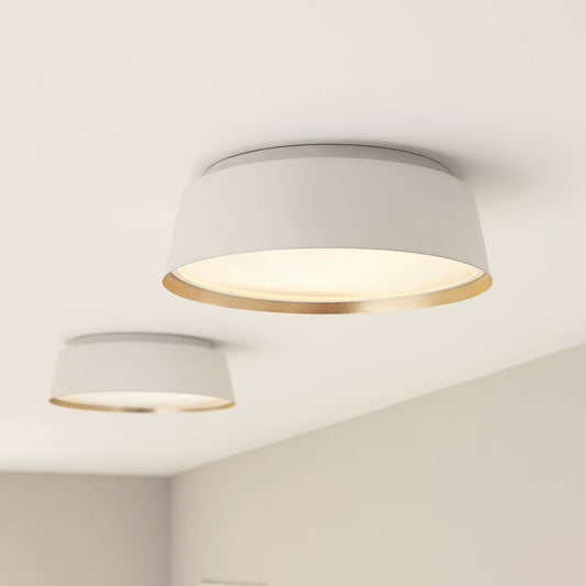 Asher 3 Light Flush Ceiling Mount by Visual Comfort in a styled interior
