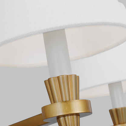 Paisley 4 Light Medium Chandelier by Visual Comfort Studio