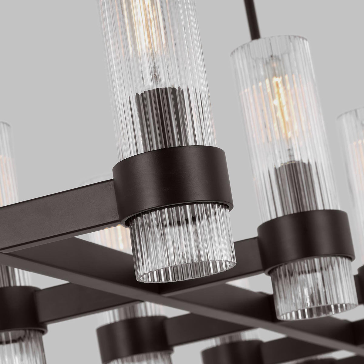 Geneva 10 Light Linear Chandelier by Visual Comfort Studio