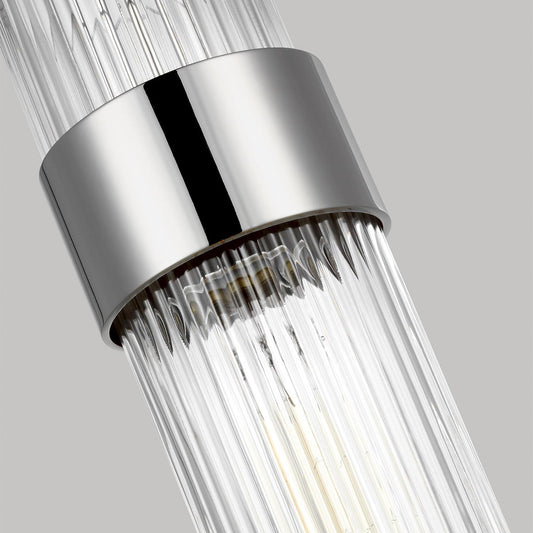 Geneva Medium Pendant by Visual Comfort in a styled interior