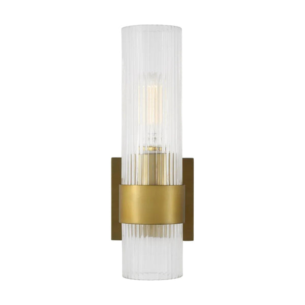 Geneva Wall Sconce by Visual Comfort in Burnished Brass