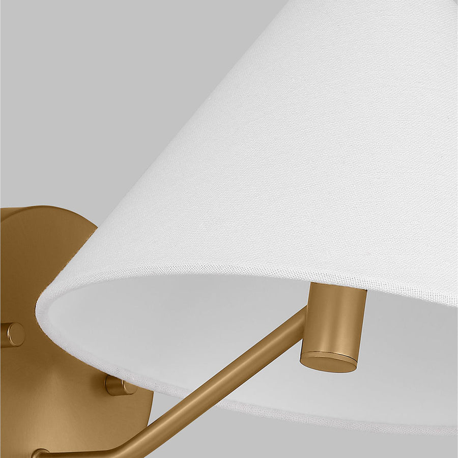 White linen shade