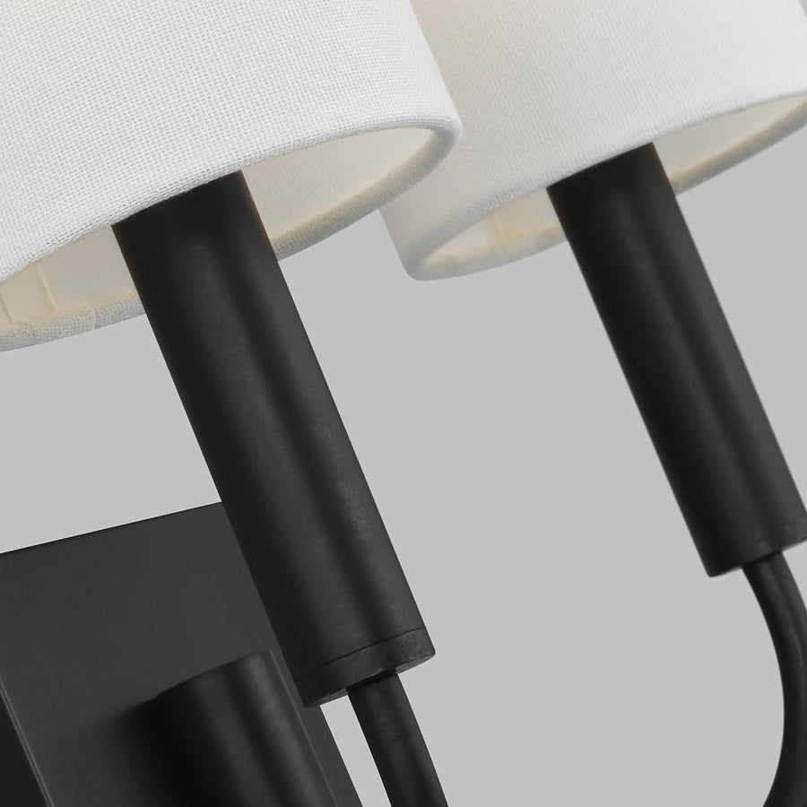 White linen shades