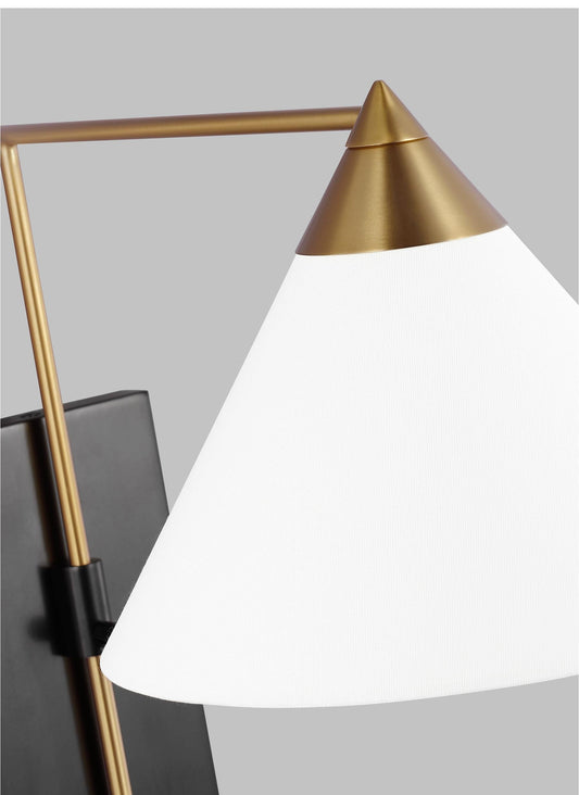 Franklin Wall Sconce by Visual Comfort in a styled interior