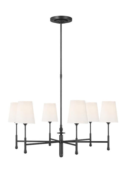 Capri 6 Light Chandelier by Visual Comfort Studio