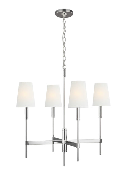 Beckham 4 Light Chandelier by Visual Comfort Studio