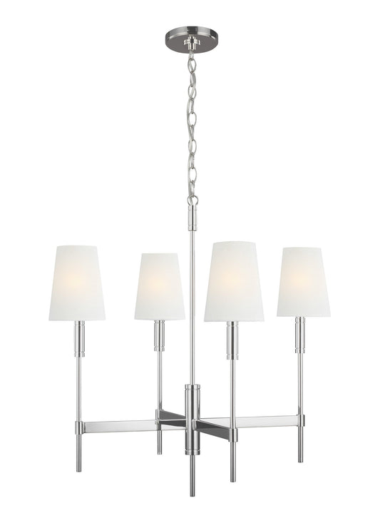 Beckham 4 Light Chandelier by Visual Comfort Studio