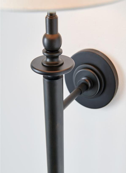Capri Short Wall Sconce by Visual Comfort in a styled interior