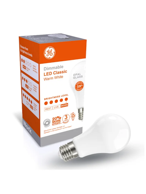 GE LED A60 10.5W Dimmable Globe