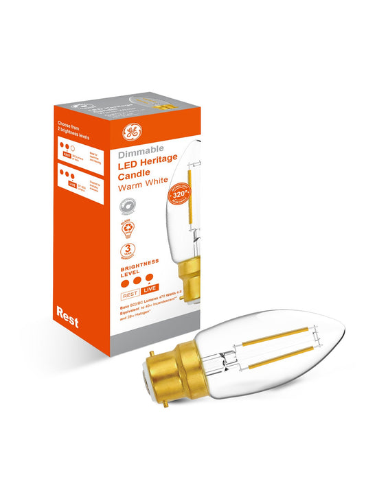 LED Candle Warm White 5W Dim