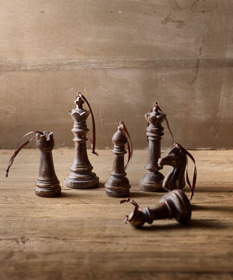 Hanging Chess Pieces - 6 Pieces