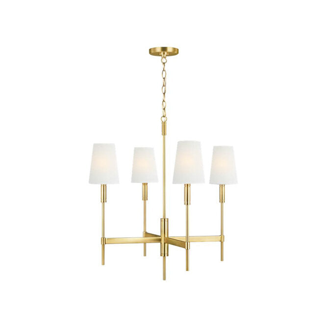 Beckham 4 Light Chandelier by Visual Comfort Studio