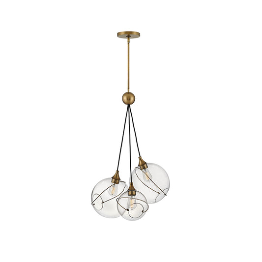 Skye 3 Light Cluster Pendant by Hinkley Lighting