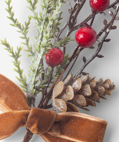 Woodland Decorative Christmas Picks - Set of 4