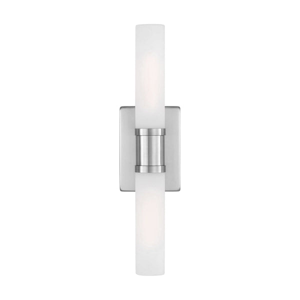 Keaton Medium Wall Light by Visual Comfort in Brushed Nickel