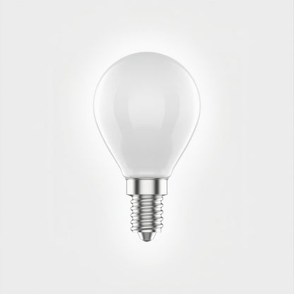 LED Junior Light Bulb - E14 Fancy Round 4.2W Opal Dimmable