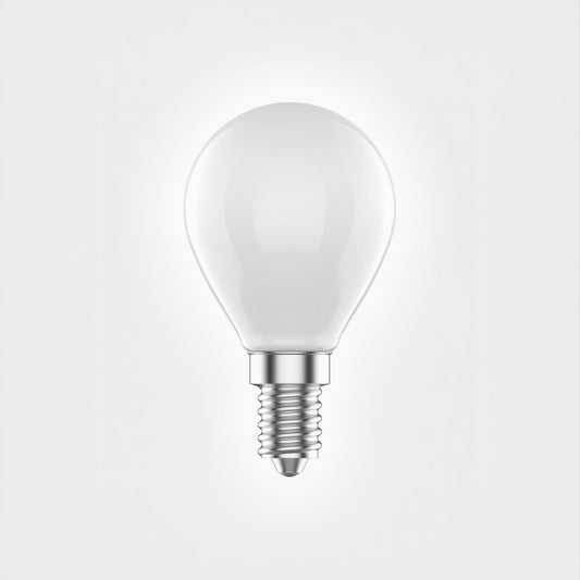LED Junior Light Bulb - E14 Fancy Round 4.2W Opal Dimmable