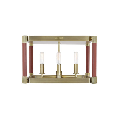 Hadley 4 Light Flush Ceiling Mount by Visual Comfort Studio