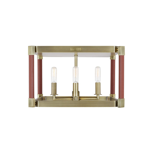 Hadley 4 Light Flush Ceiling Mount by Visual Comfort Studio