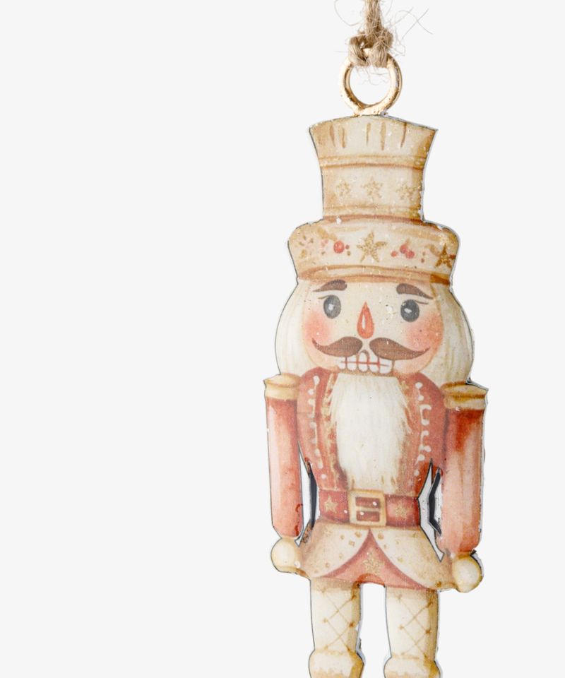 Peachy Nutcracker Hanging Decoration
