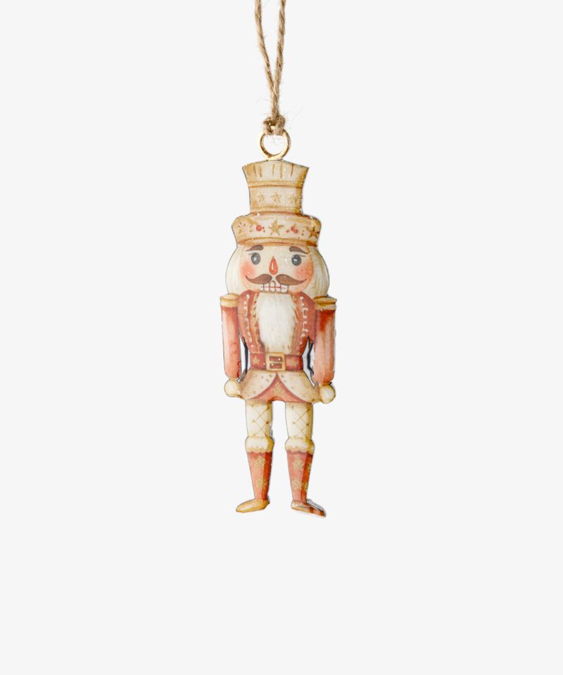 Peachy Nutcracker Hanging Decoration