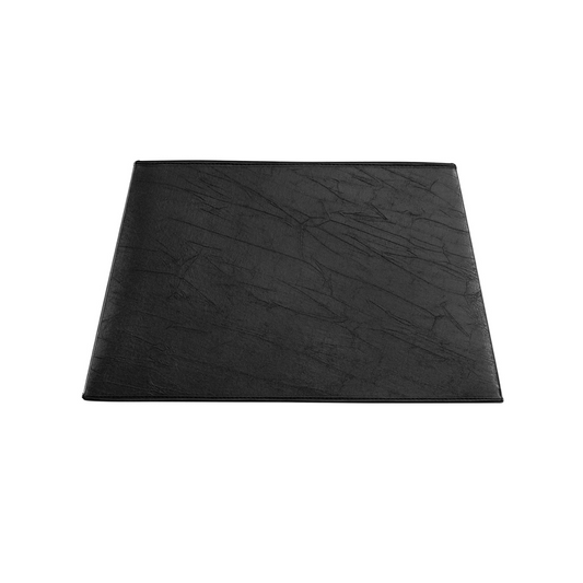 Rectangular Lampshade Black Leather