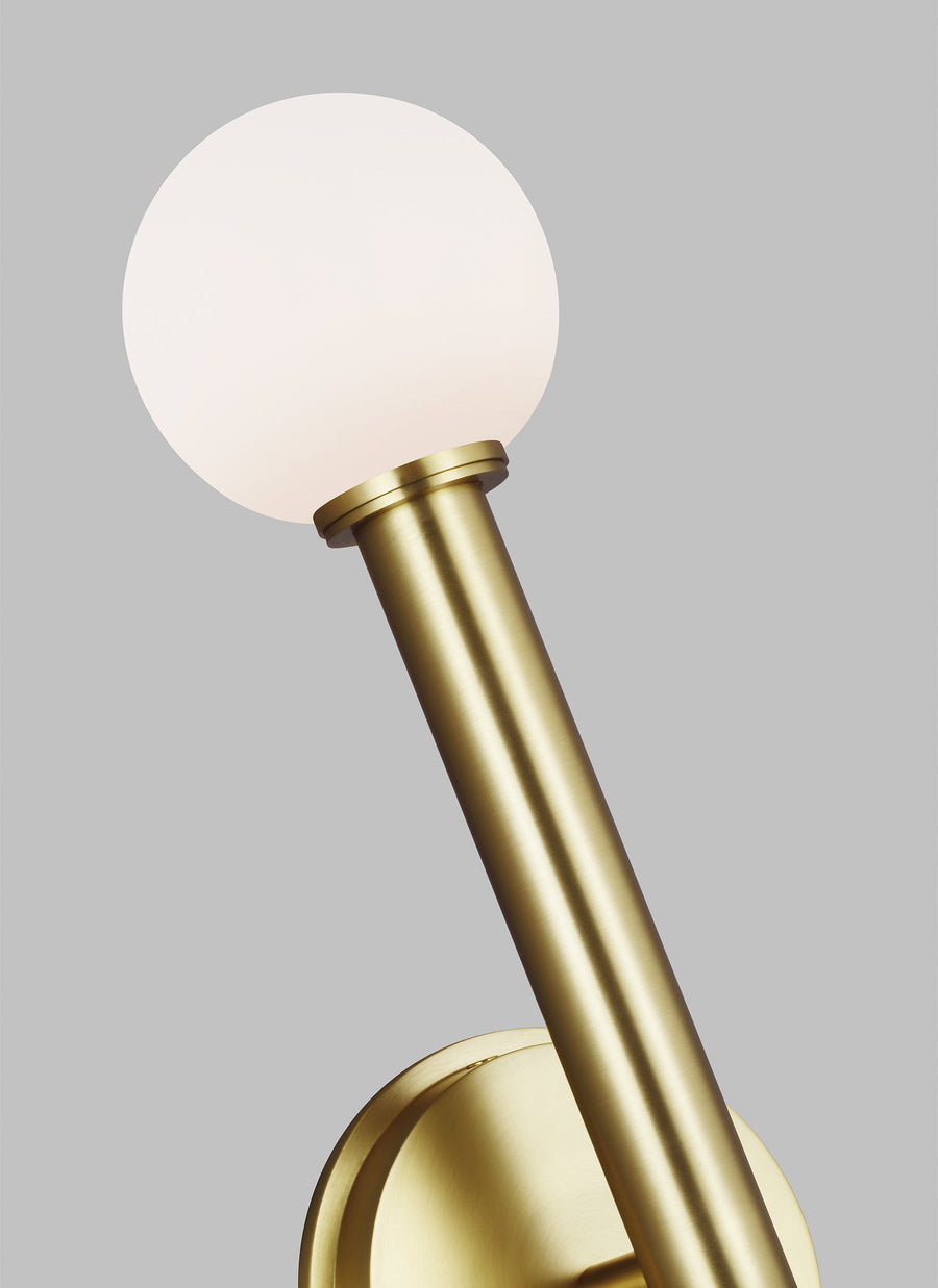 Milk glass globe