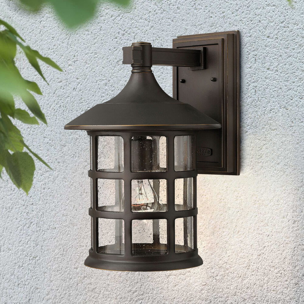 Freeport Exterior Lantern by Hinkley on a home exterior