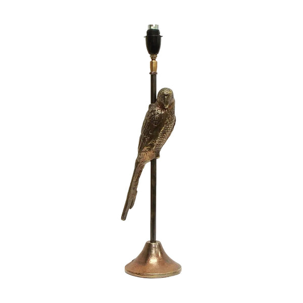 Parrot Antique Gold Table Lamp Base