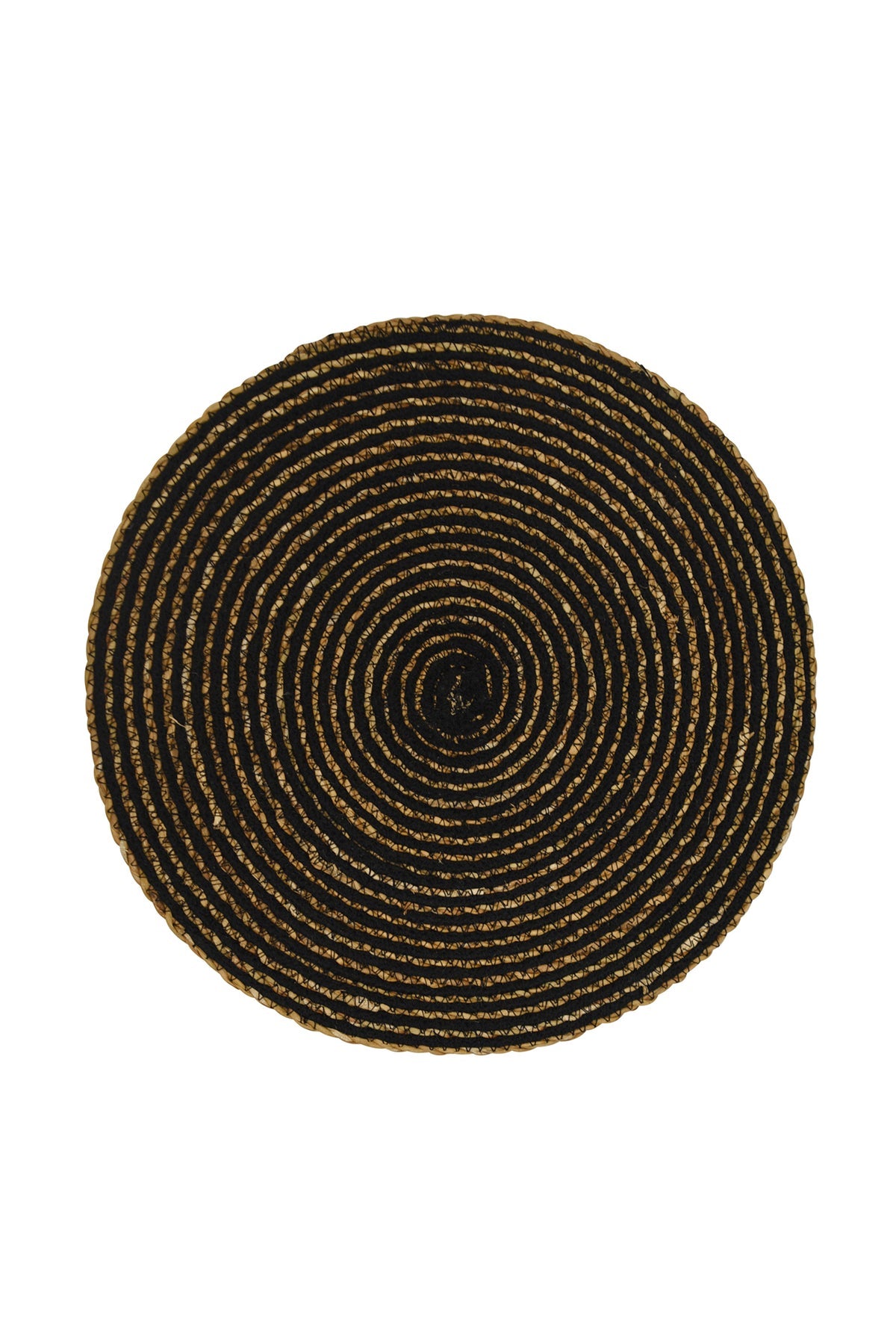Single Placemat Round - Simply Black