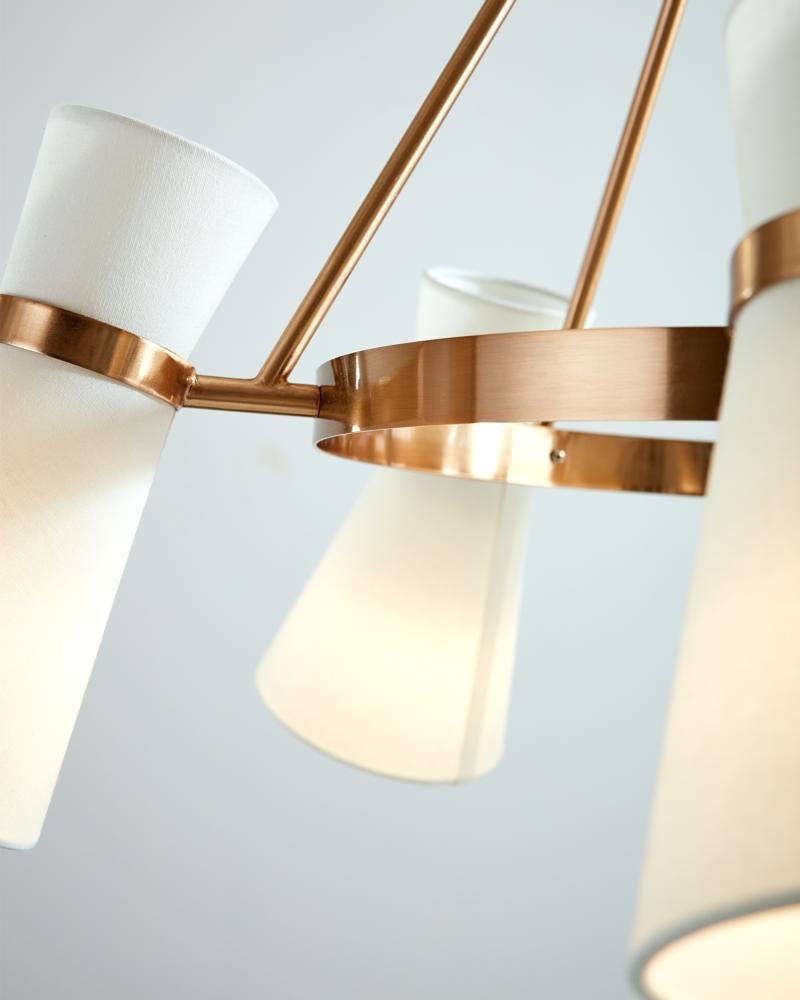 Satin brass ring