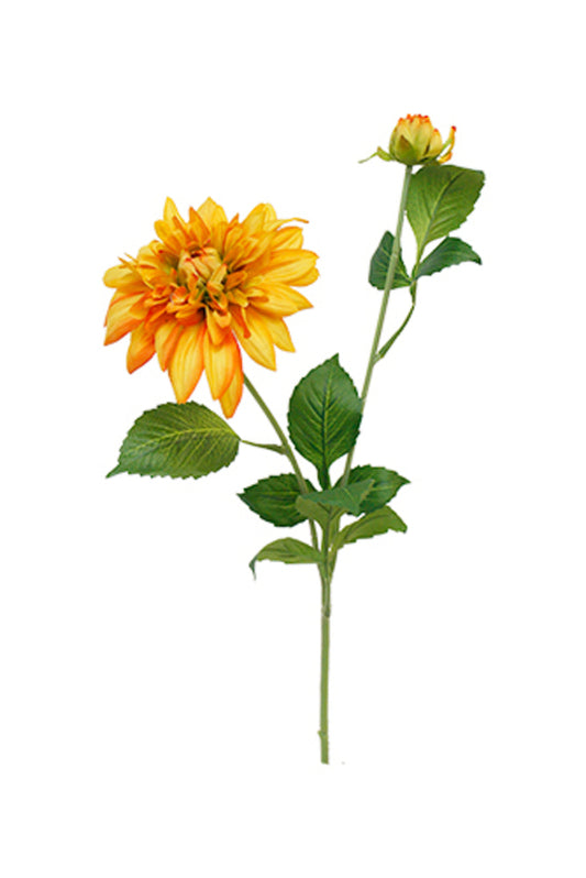 Carmen Dahlia - Single Stem Faux Flower