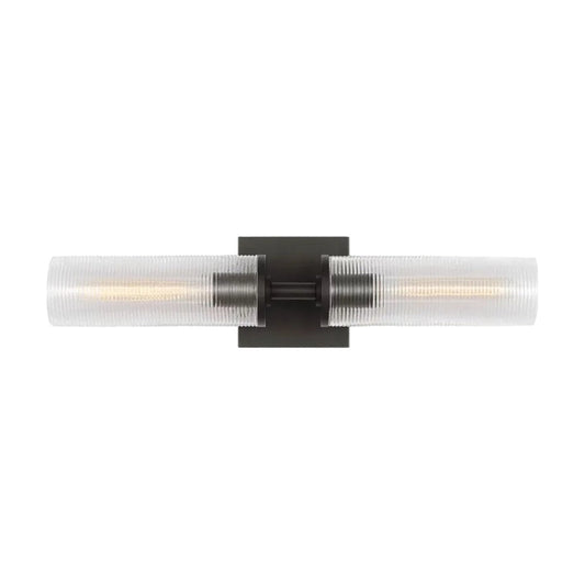 Sarita Double Wall Light by Visual Comfort in Midnight Black