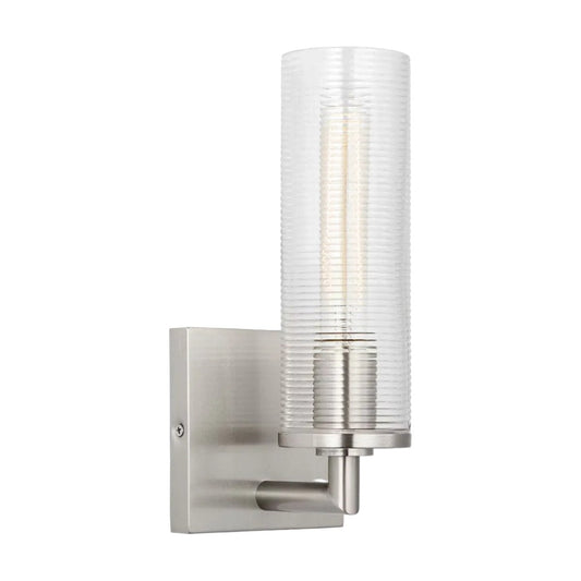 Sarita Single Wall Light by Visual Comfort in Brushed Nickel